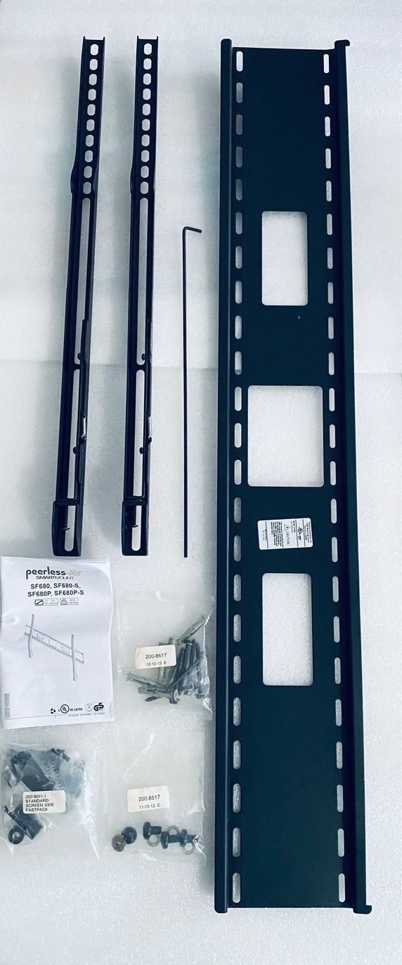 New Other - Peerless AV 61”-102” Plasma LCD Black Monitor Mount, SF680
