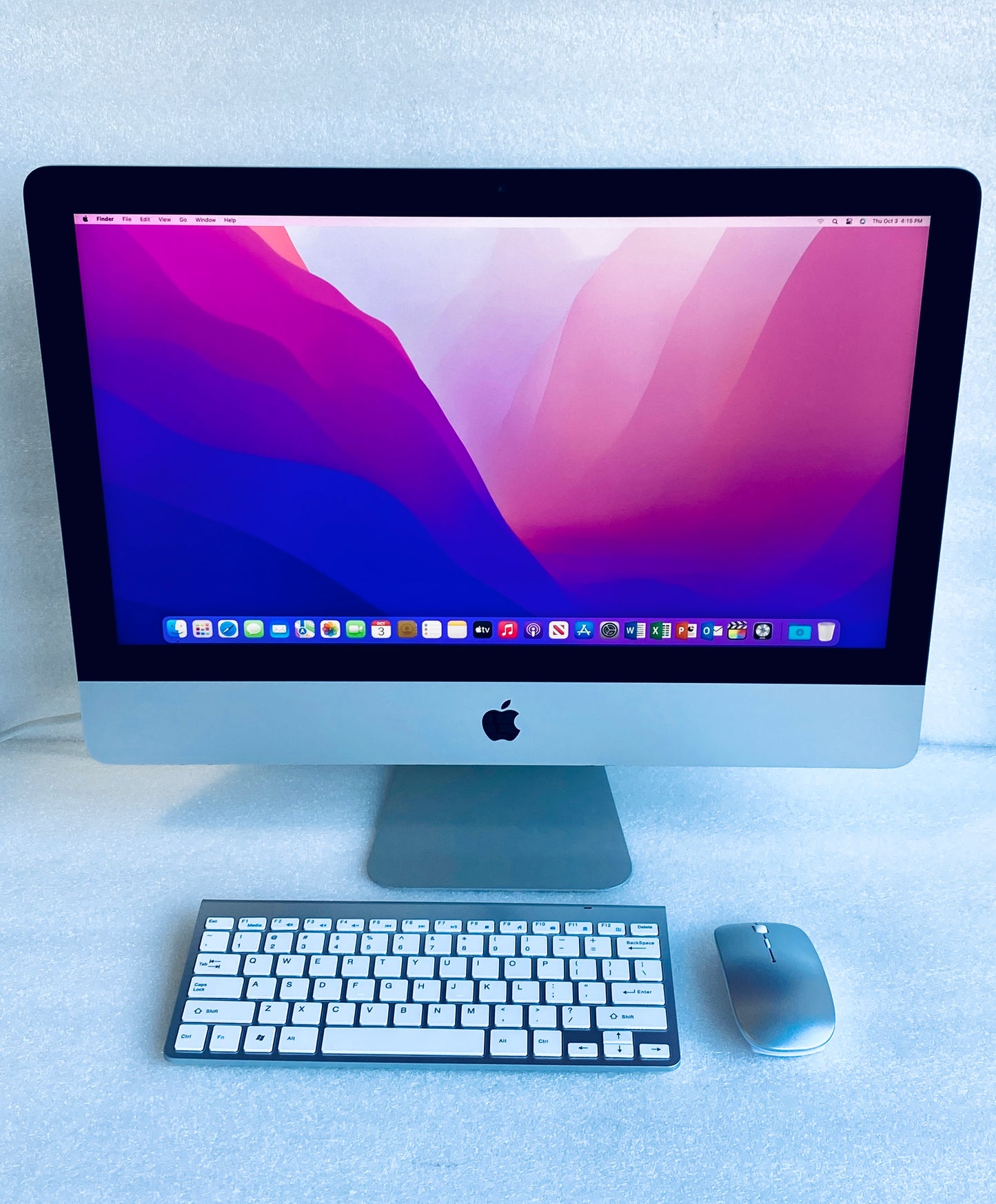 Apple iMac Slim 4K Retina 21.5” 2019 A2116 16GB 1.03TB Fusion Core i7 3.2GHz With Keyboard & Mouse Grade B