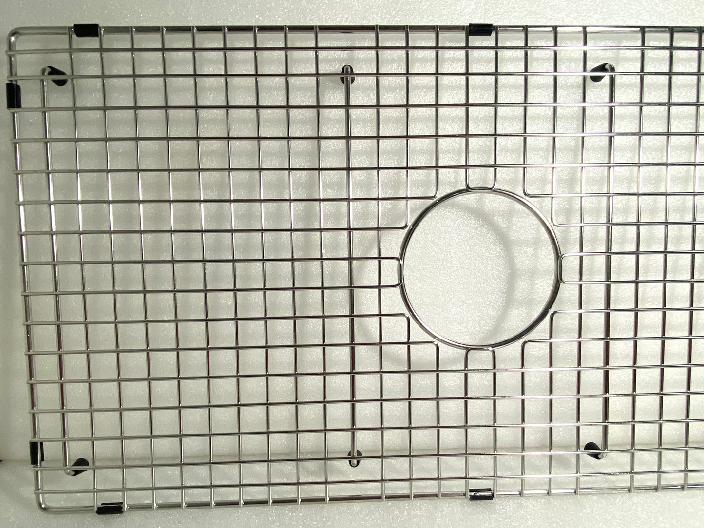 new Other Serene Valley Sink Bottom Grid 29-1/2 X 15-9/16 Centered Drain with Corner Radius 3/8 Sink Protector NDG3016C