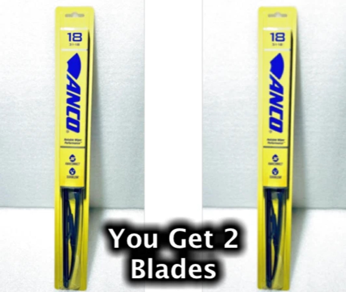 lot of 2 New Anco 31-18 Series 18" Wiper Blades