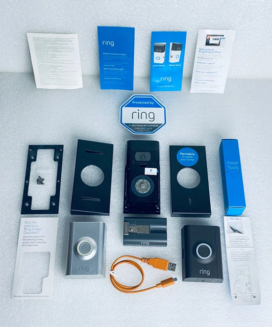 Ring 2nd Generation Video Doorbell With Night Vision, Motion Detection, Two Way Audio & Rechargeable Battery