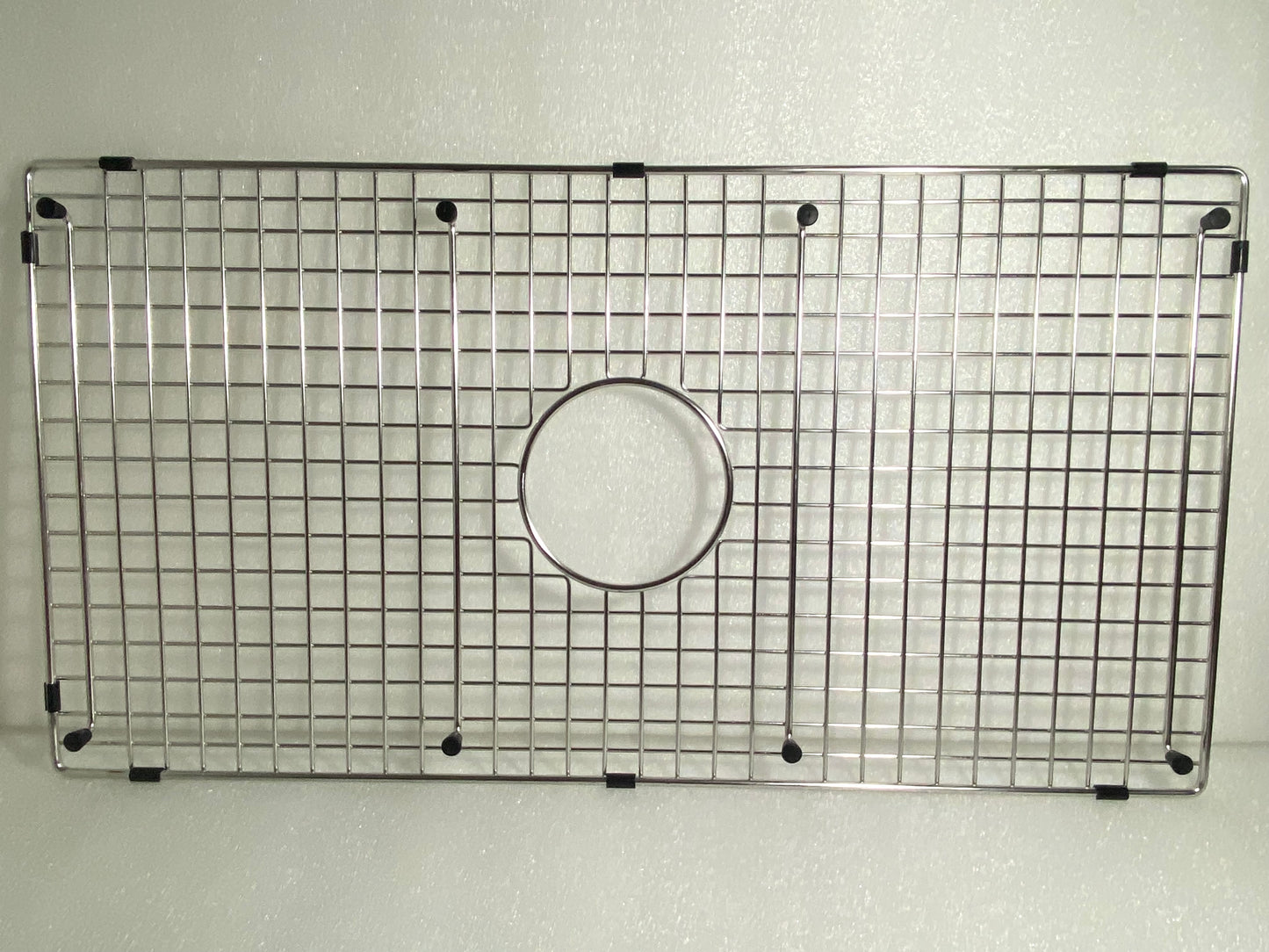 new Other Serene Valley Sink Bottom Grid 29-1/2 X 15-9/16 Centered Drain with Corner Radius 3/8 Sink Protector NDG3016C