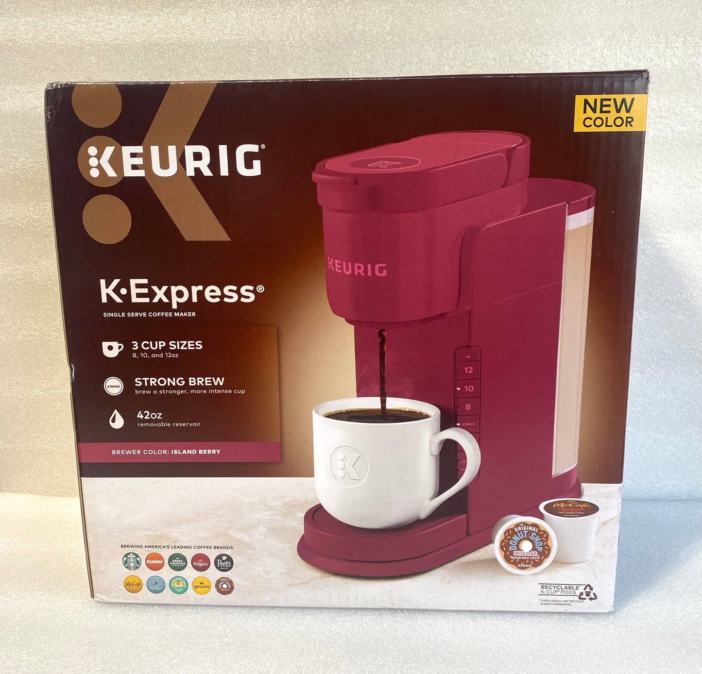 New Other Keurig K-Express Single Serve Coffee Maker, Island Berry