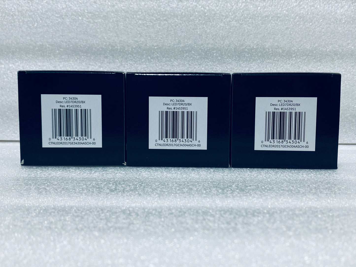 Lot of 3 New - GE LED 7W Soft White Indoor Floodlight Dimmable Bulb LED R20