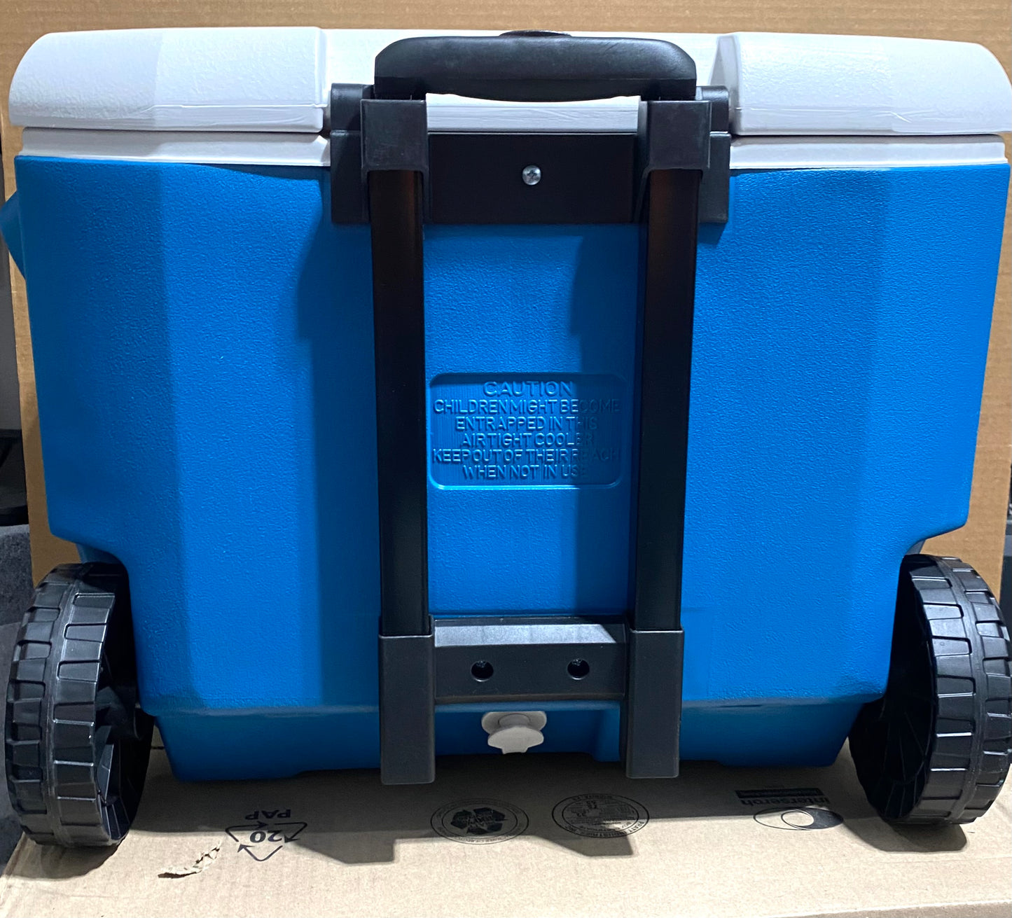 coleman Blue Chiller Wheeled Portable Cooler, 60 Qt.