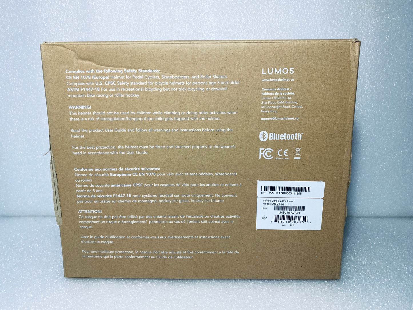 New Other Lumos Ultra Size M/L Bluetooth Electric Lime Smart Helmet With Remote, LHEUT5-A0-GR