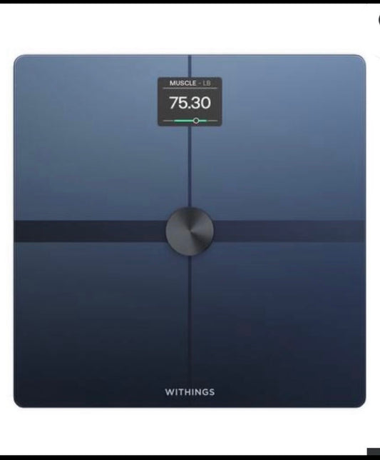 New Other Withings Body Digital Wi-Fi Smart Bathroom Scale With 398 lbs Capacity, Black