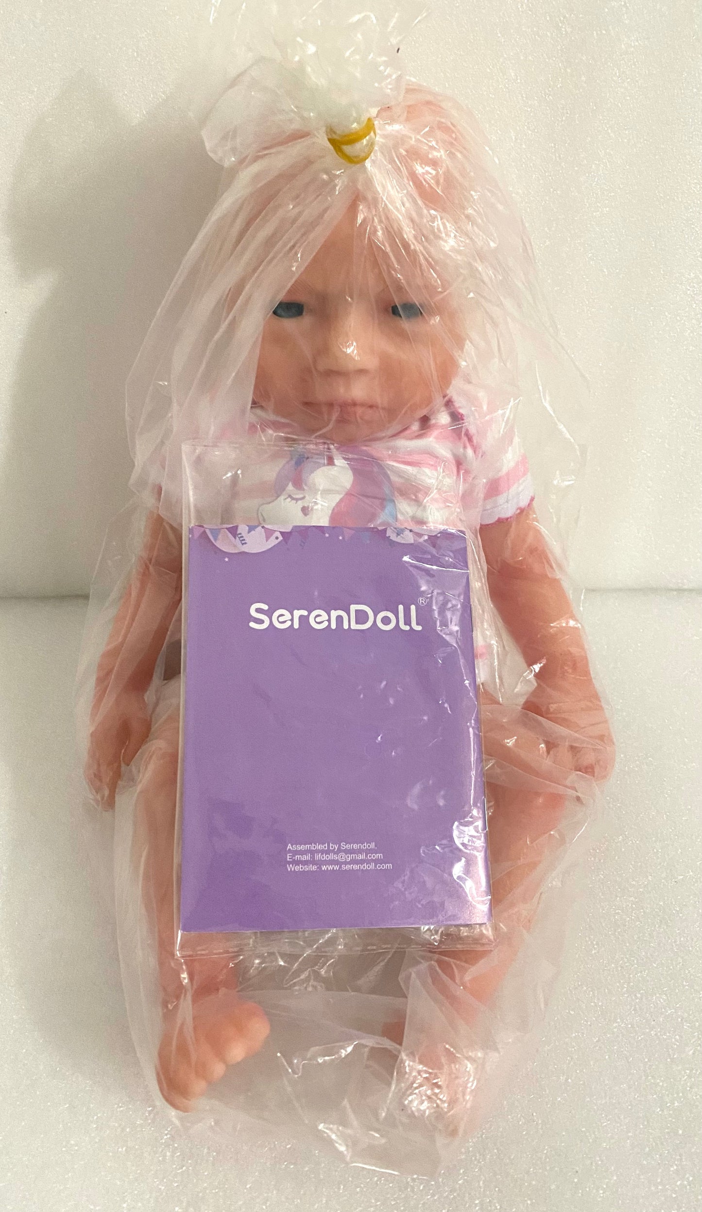 New SERENDOLL 18.5” Realistic Full Silicone Baby DollLifeLike Reborn, Girl