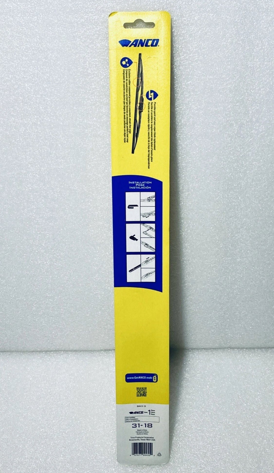 lot of 2 New Anco 31-18 Series 18" Wiper Blades