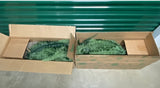 Lot of 2 - New Nearly Natural Artificial Double Giant Boston Fern Hanging Baskets