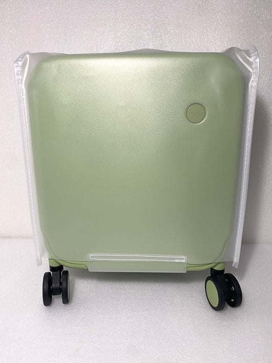 new Other Mixi 14” Hardshell Carry On Lightweight Avocado Green Rolling Suitcase, M9236