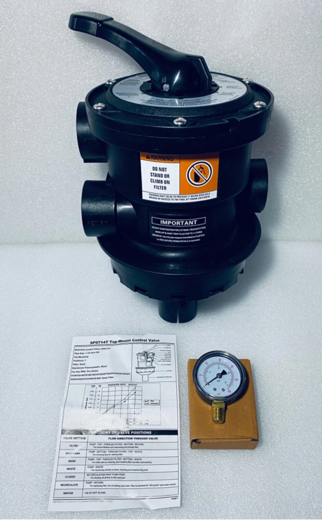 new Other SP0714T VariFlo Control 1-1/2" FIP Top Mount Control Valve