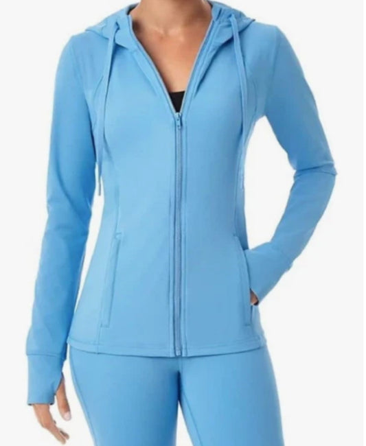 lot Of 2 New Members Mark Ladies Everyday Moisture Wicking Full Zip Hooded Performance Jacket XXL