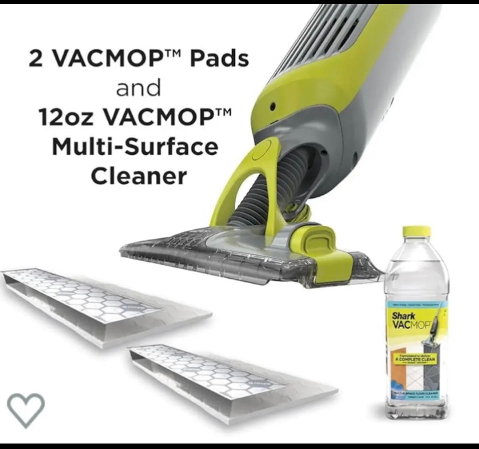 new Other Shark VacMop Cordless Hard Floor System with Two Pads, Green