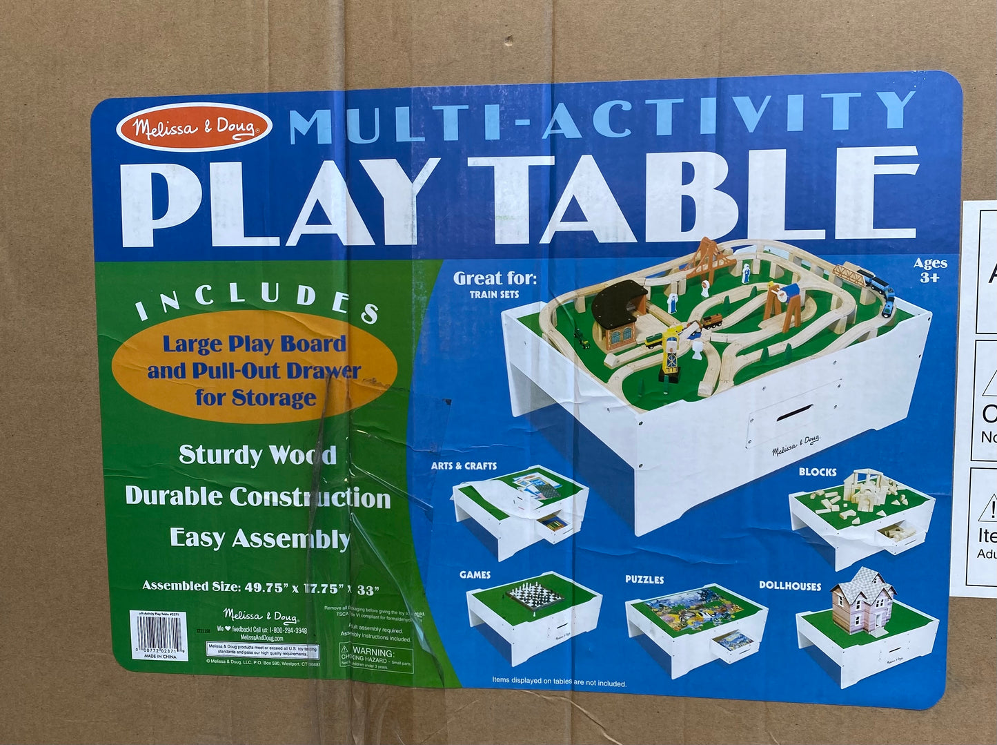 new Other Melissa & Doug Multi - Activity Play Table, White