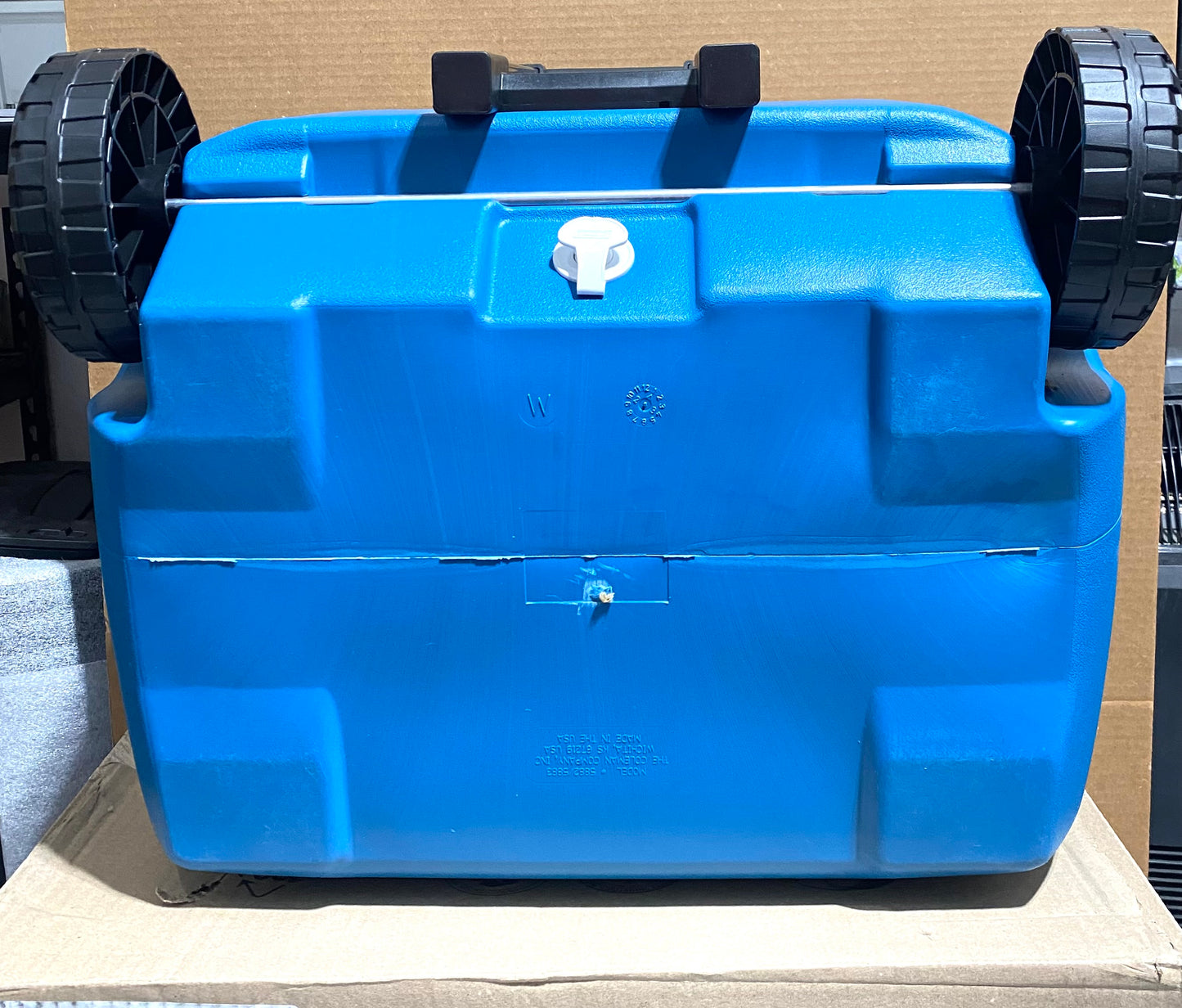 coleman Blue Chiller Wheeled Portable Cooler, 60 Qt.