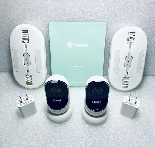 lot Of 2 Owlet Cam Smart 1st Generation Video Baby Monitor Cameras, BC04NNBBYH