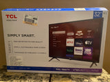 New Open Box TCL 32” Class HD 3-Series 720p LED Smart ROKU TV, 32S355