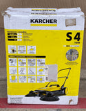 New Other Kärcher S 4 Twin Outdoor Manual Push Sweeper W/ 5.25 Gal. Capacity & 26.8" Sweeping Width - Sweeps Up to 26,000 ft²/Hour, Yellow
