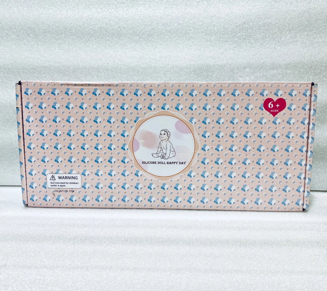 New SERENDOLL 18.5” Realistic Full Silicone Baby Lifelike Baby Reborn Doll, Girl