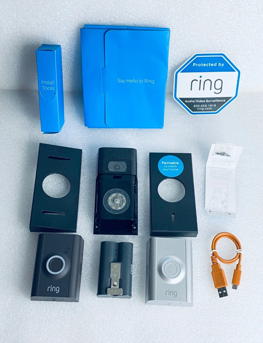 Ring 2nd Gen Video Doorbell With Night Vision, Motion Detection, Two Way Audio & Rechargeable Battery