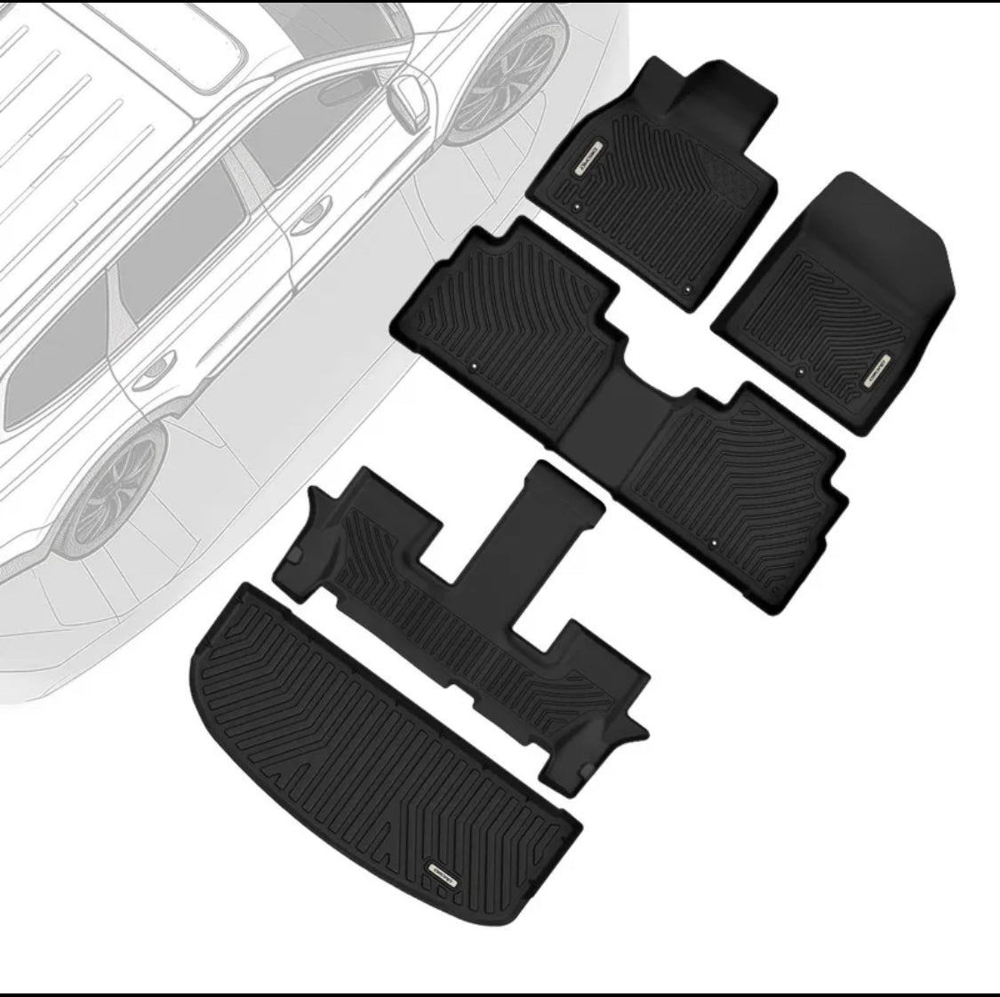 new Other OEDRO Premium All Weather TPE Floor Mats & Carpet Liners for 2020-2025 Kia Telluride