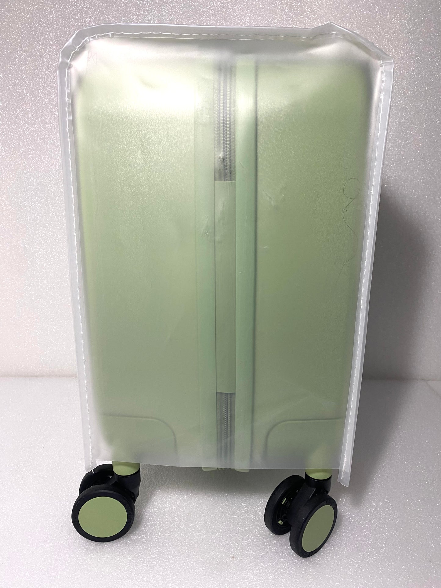 new Other Mixi 14” Hardshell Carry On Lightweight Avocado Green Rolling Suitcase, M9236