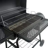 New Other Master Forge Charcoal Offset Smoker #CBC23023L - Black Powder Coated