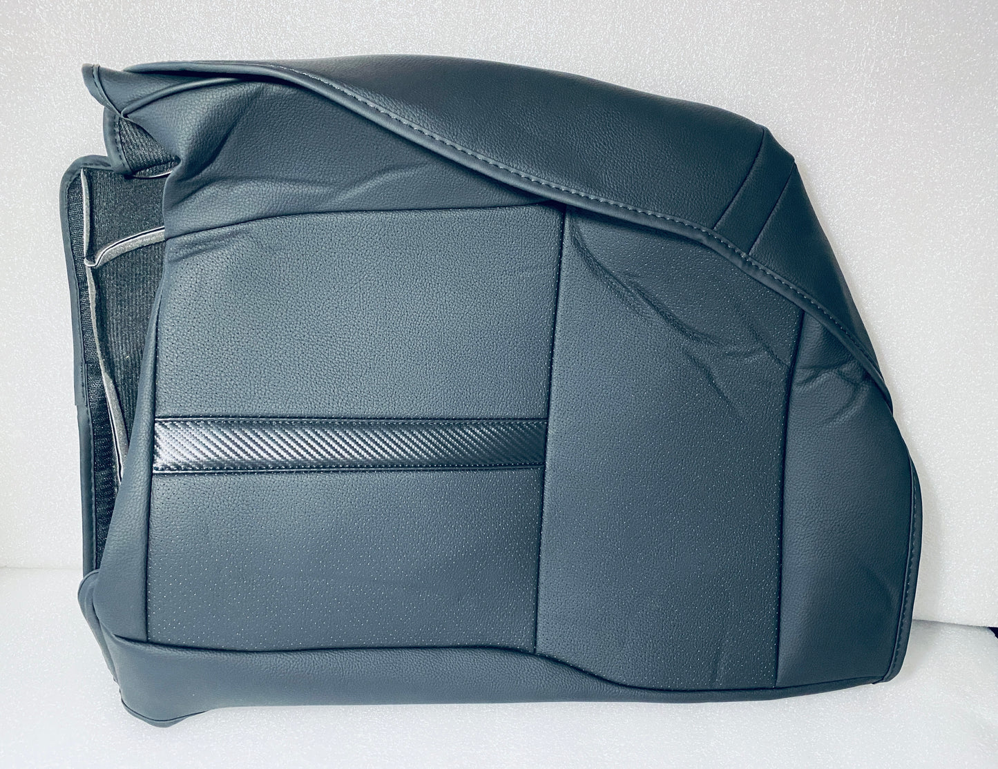 New Other Carlimeki Leather Seat Covers Custom Fit for 2015-2020 F150 XL XLT Super Crew Cab, Black