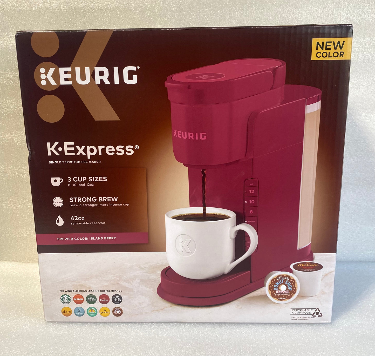 New Other Keurig K-Express Single Serve Coffee Maker, Island Berry