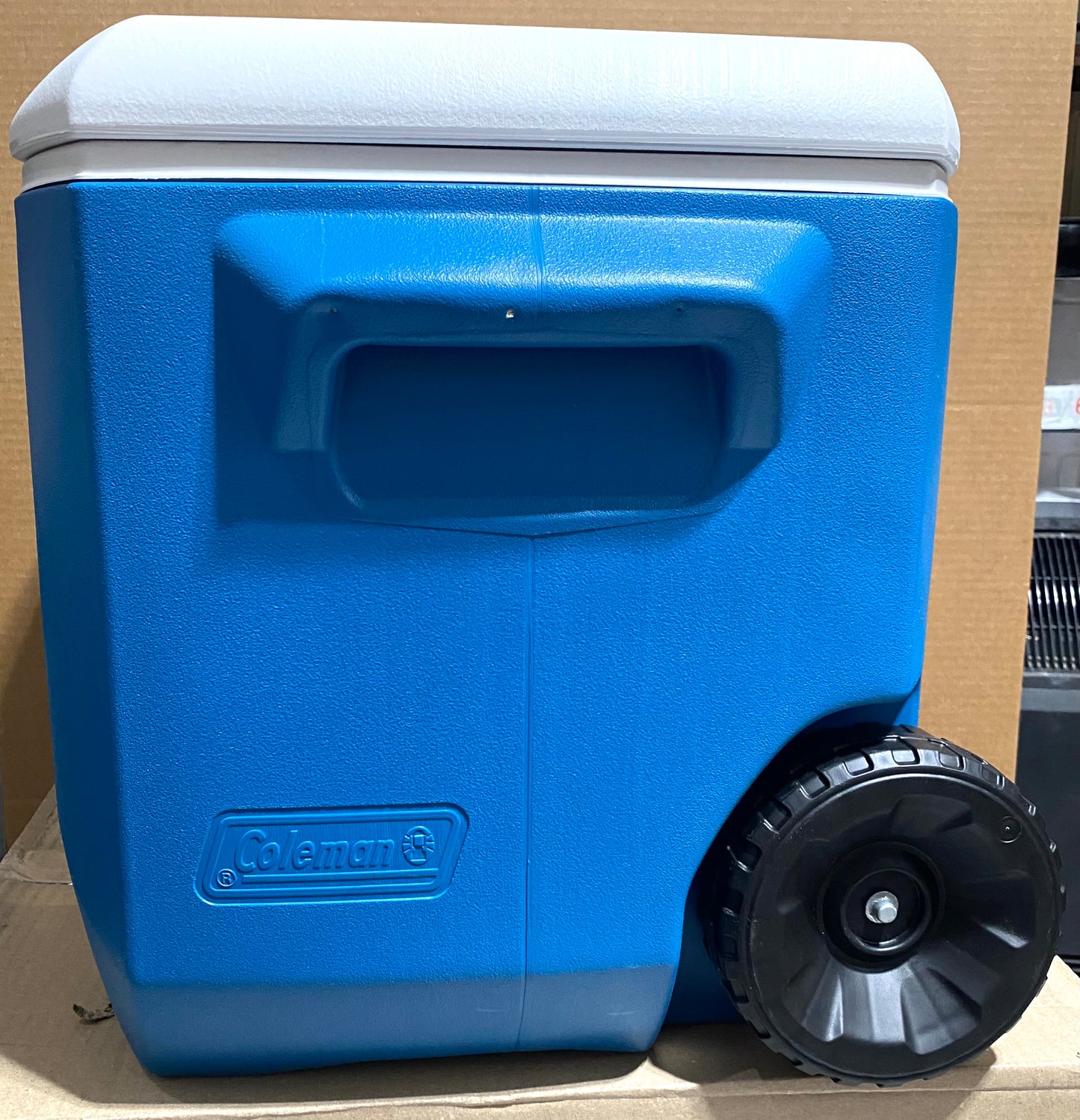 coleman Blue Chiller Wheeled Portable Cooler, 60 Qt.