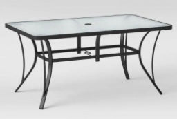 new Other Room Essentials Patio Dining Table - Gray