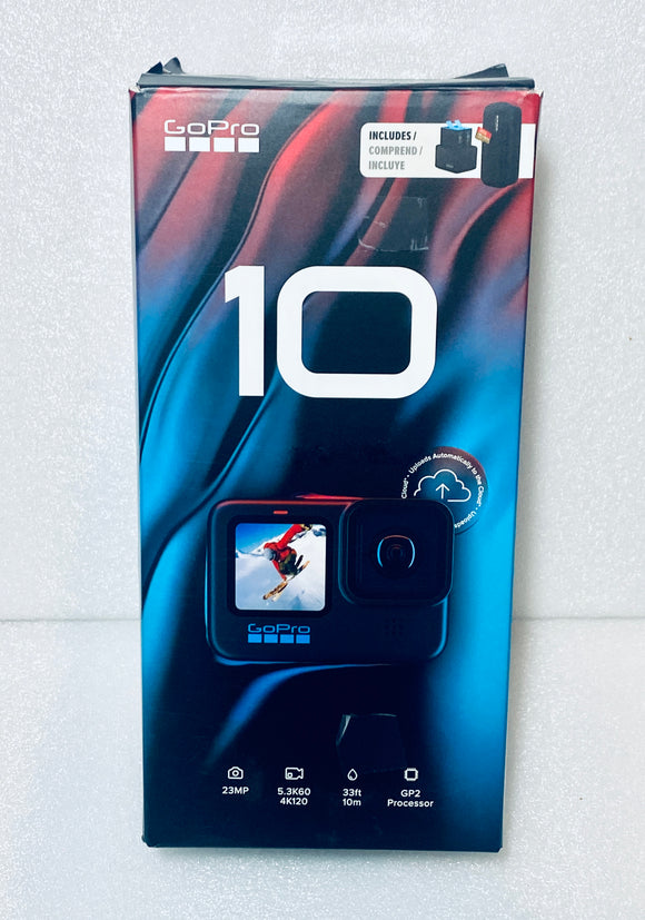 New Other GoPro HERO10 Black - Waterproof Action Camera w/ Front LCD & Touch Rear Screen
