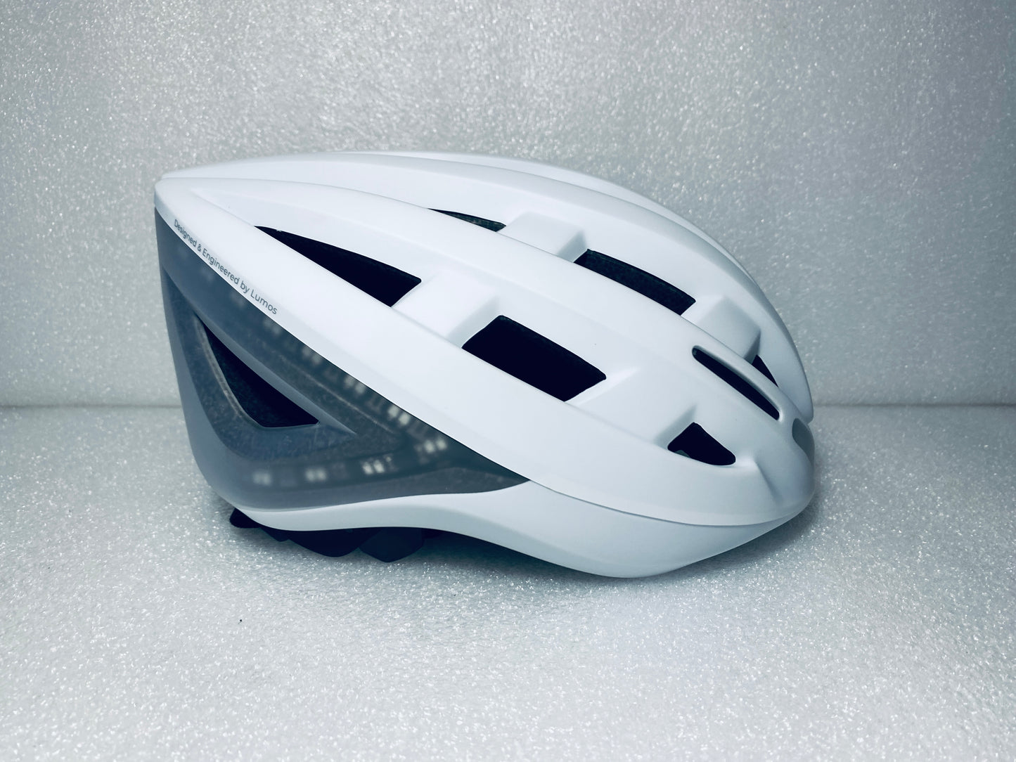 New Other Lumos Kickstart II Size Large Bluetooth Pearl White Smart Helmet With Remote, L1101L