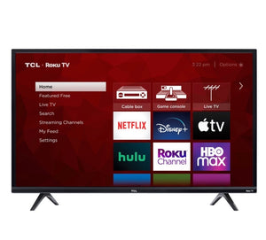 New Other TCL 32” Class HD 3-Series 720p LED Smart ROKU TV, 32S355