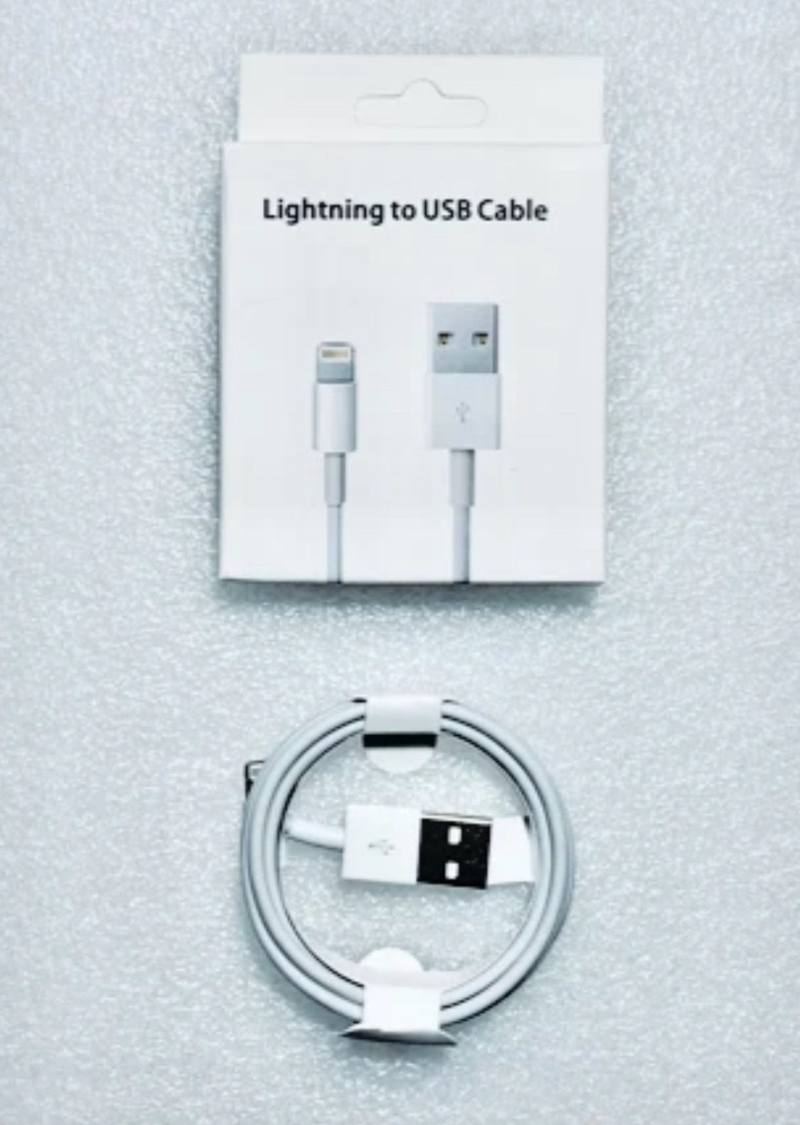 new 3ft. white universal charge cable for apple iphones/tablets