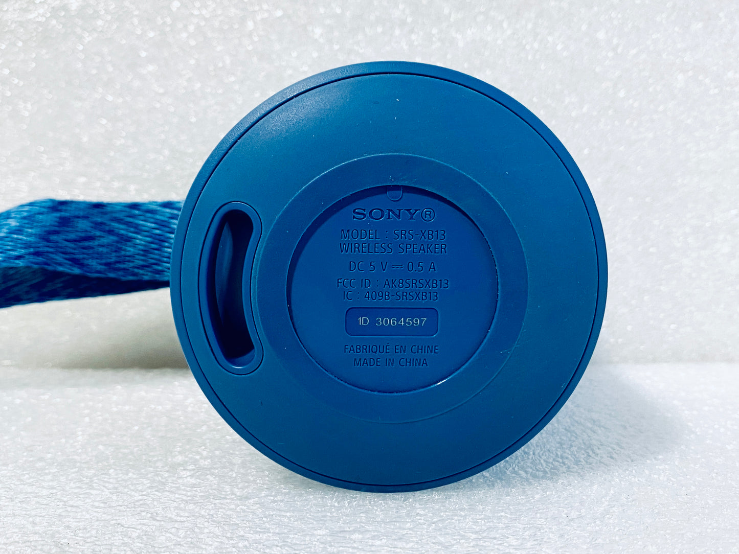 Sony Extra Bass Portable Bluetooth Waterproof Blue Speaker, SRSXB13/B