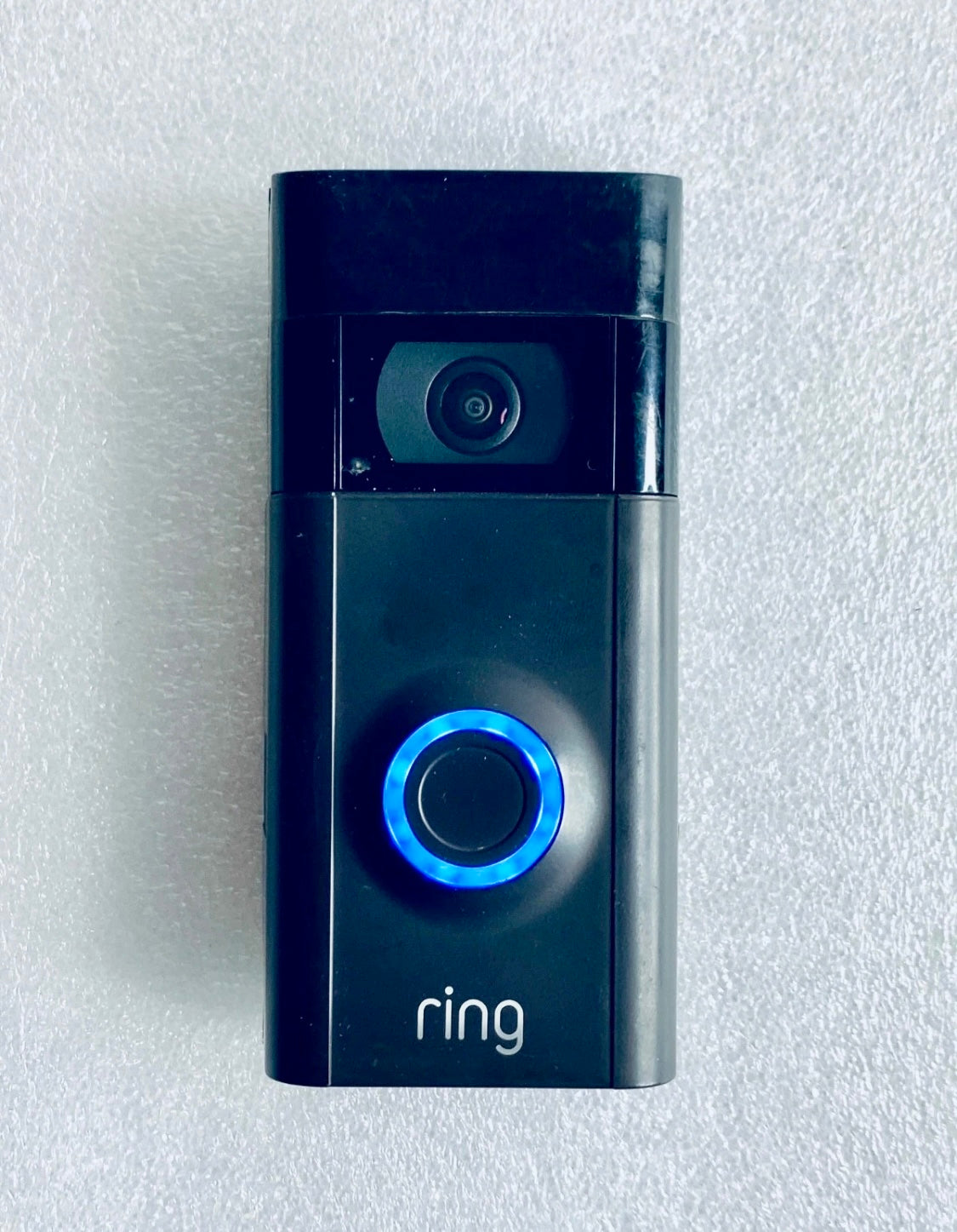 Ring Video Doorbell Second Generation Door Security Camera With Bronze Faceplate & Battery