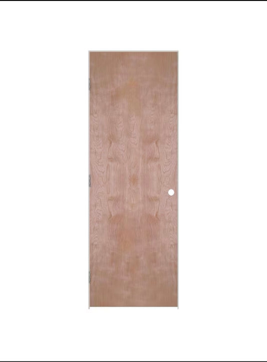 new Other Masonite 36in. x 80in. Flush Hardwood Right-Handed Hollow-Core Smooth Birch Veneer Composite Single Pre-hung Interior Door