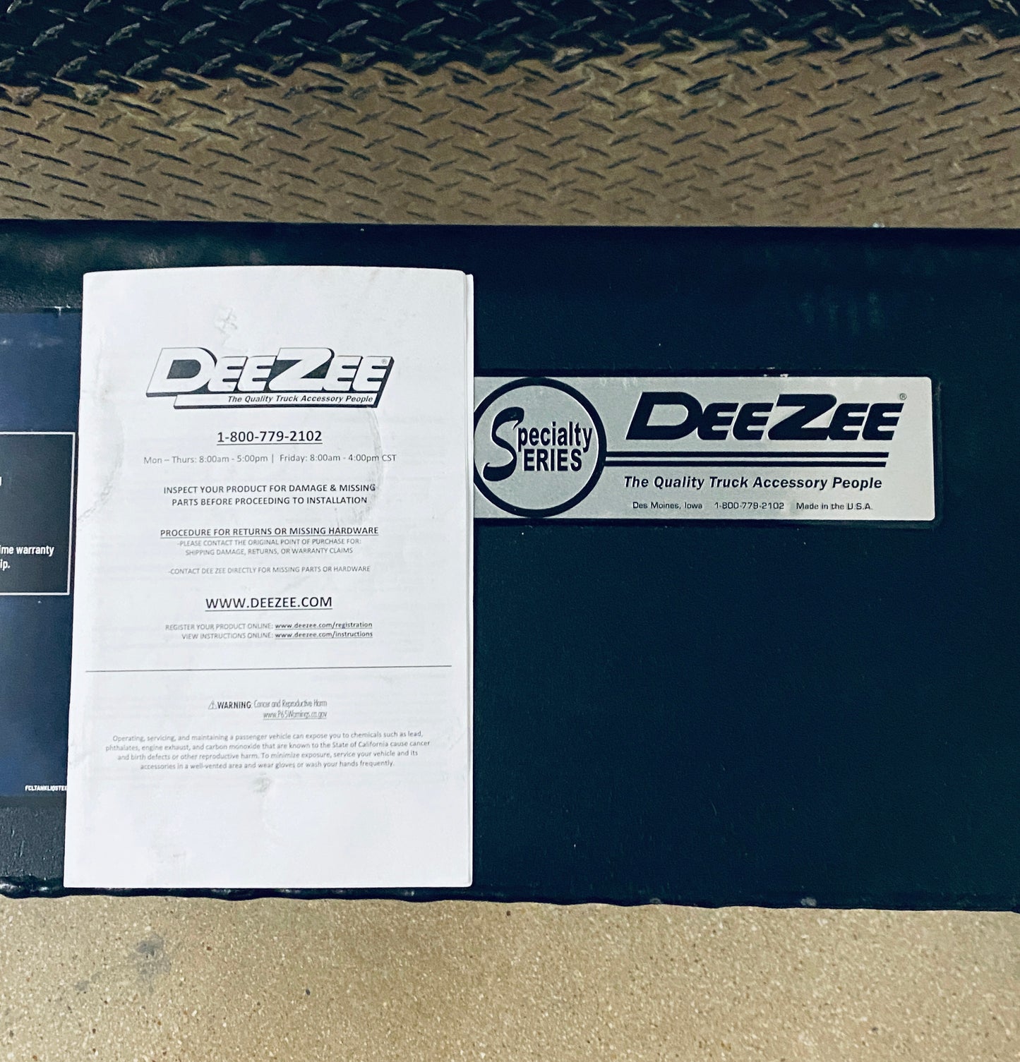 New Other Dee Zee 40 Gallon Black Steel Liquid Transfer Narrow Rectangle Tank