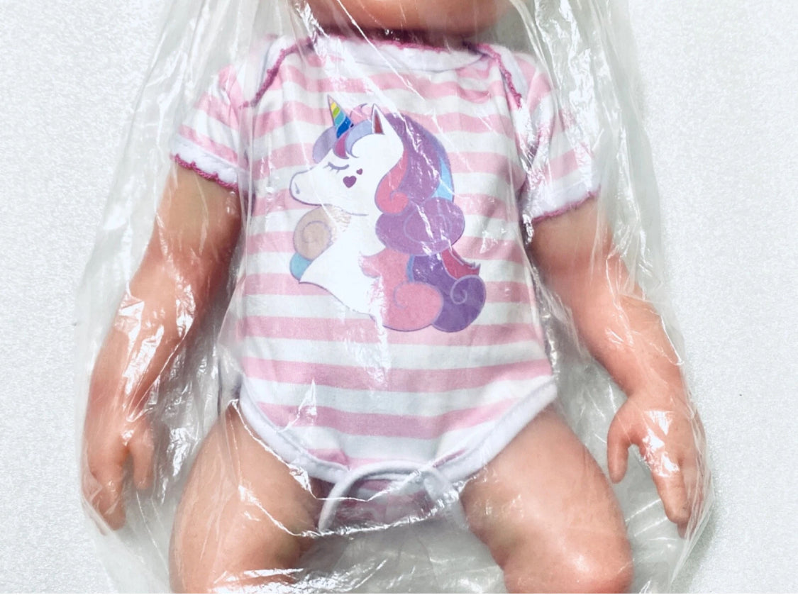 New SERENDOLL 18.5” Realistic Full Silicone Baby Lifelike Baby Reborn Doll, Girl