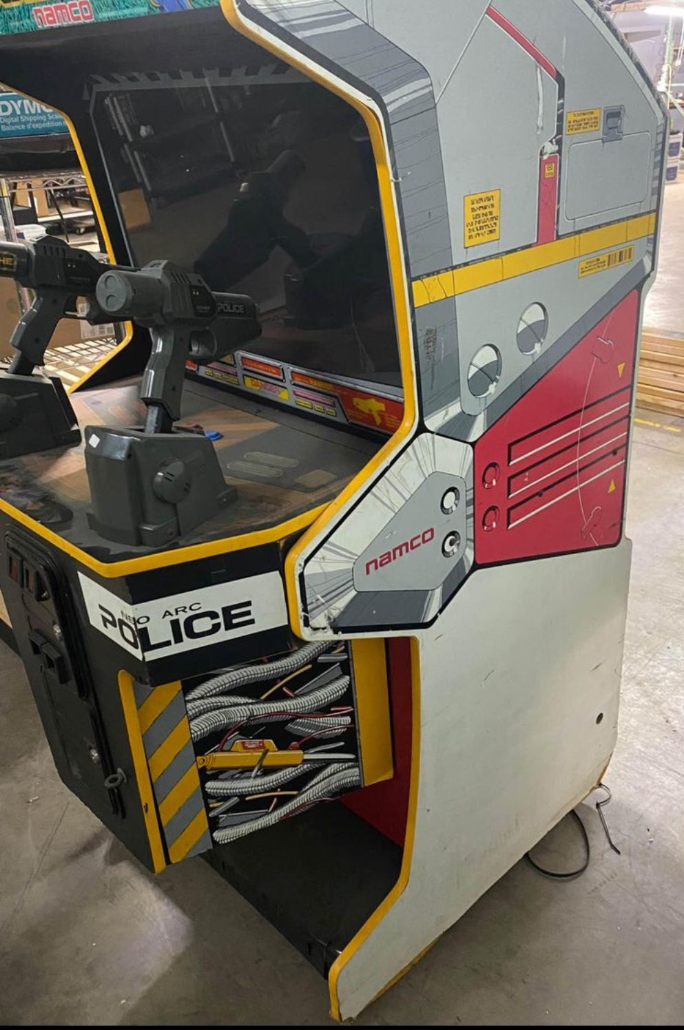 namco Steel Gunner Neo Arc Police Arcade Machine