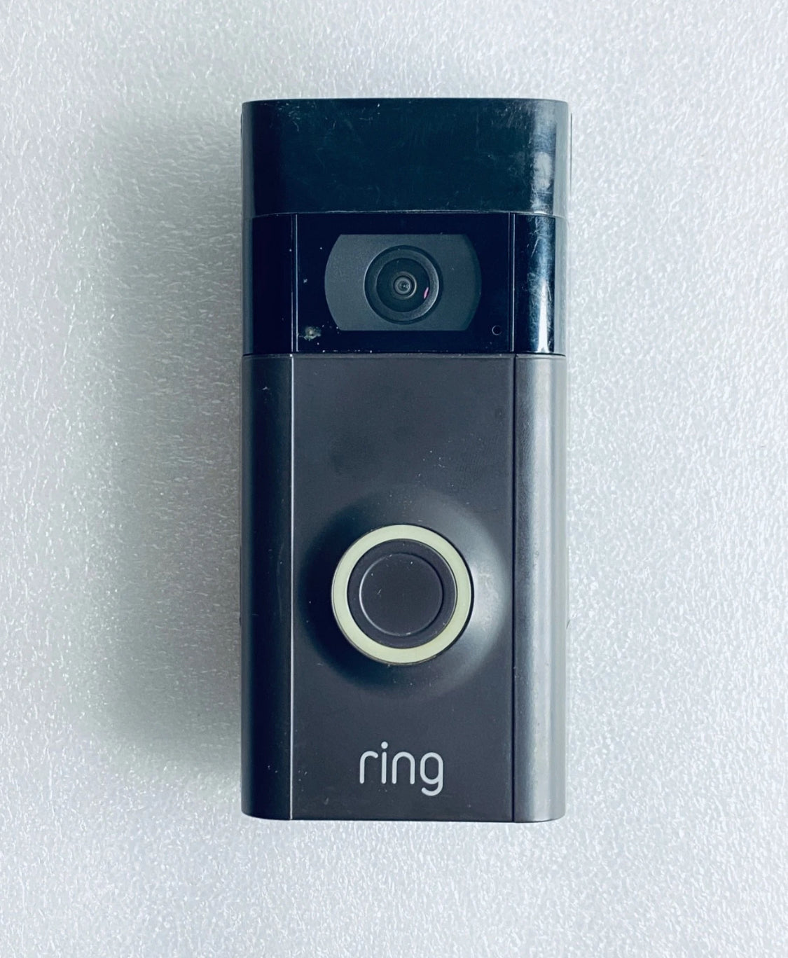 Ring Video Doorbell Second Generation Door Security Camera With Bronze Faceplate & Battery