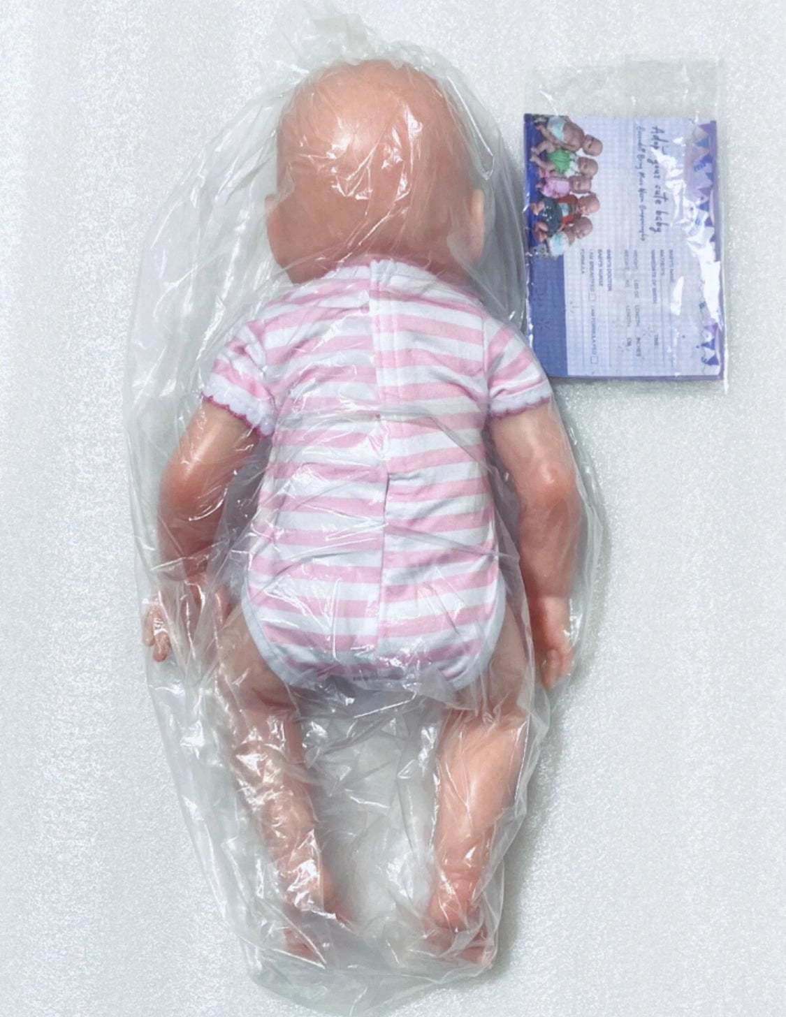 New SERENDOLL 18.5” Realistic Full Silicone Baby Lifelike Baby Reborn Doll, Girl