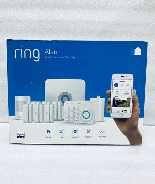 Ring 10Pc Wireless Home Alarm Security System Kit, Grade A