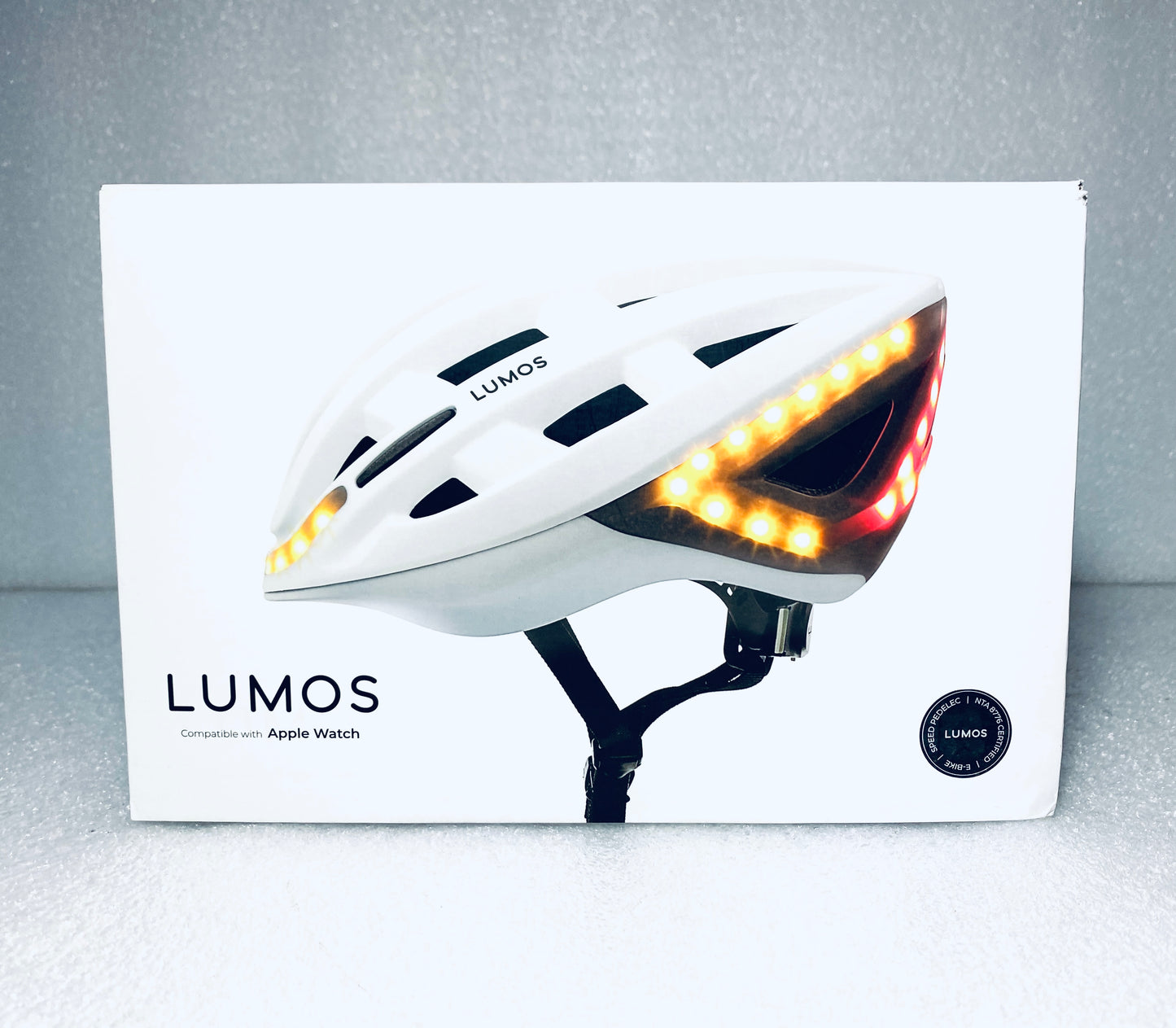 New Other Lumos Kickstart II Size Large Bluetooth Pearl White Smart Helmet With Remote, L1101L