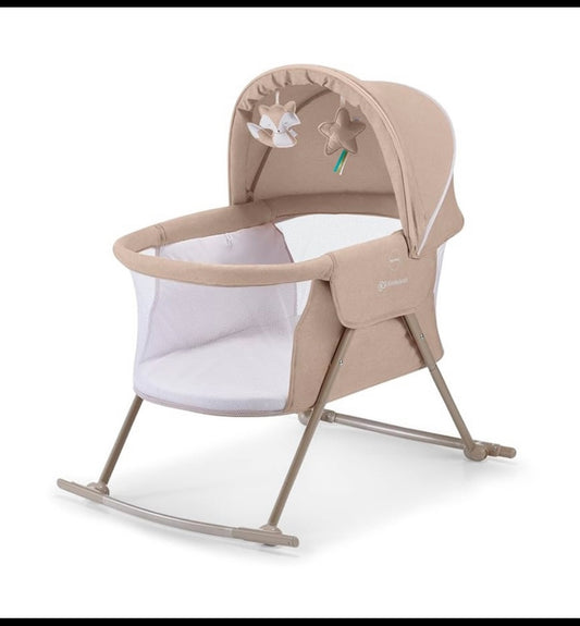 New Other Kinderkraft LOVI2 Travel & Portable Folding Baby Bed/Bassinet, Beige