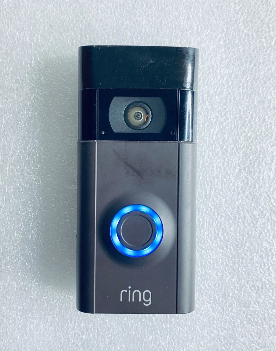Ring Video Doorbell 2nd Generation Door Security Camera With Bronze Faceplate & Battery