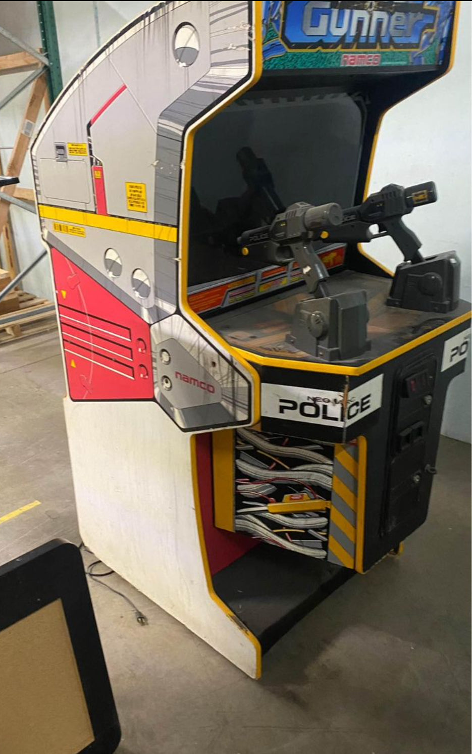 namco Steel Gunner Neo Arc Police Arcade Machine