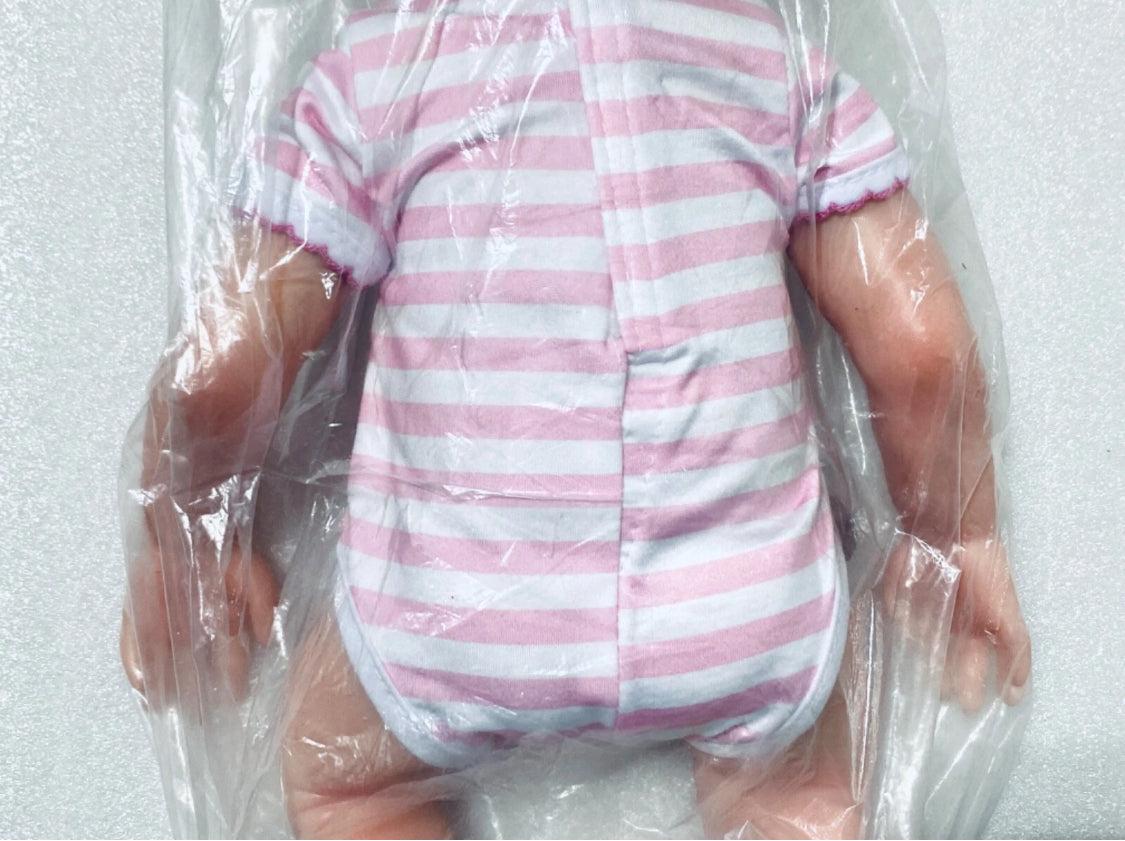 New SERENDOLL 18.5” Realistic Full Silicone Baby Lifelike Baby Reborn Doll, Girl
